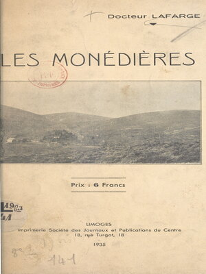 cover image of Les Monédières